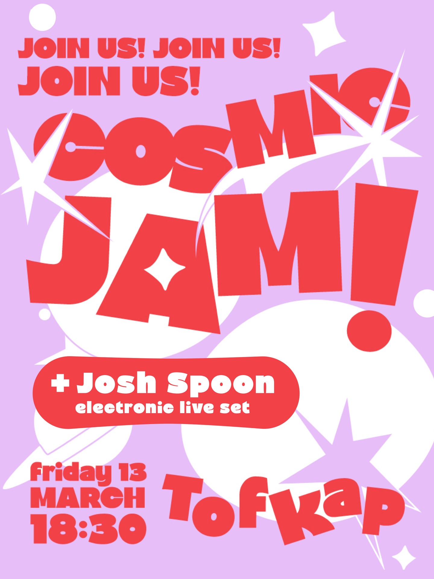Cosmic Jam · Josh Spoon poster