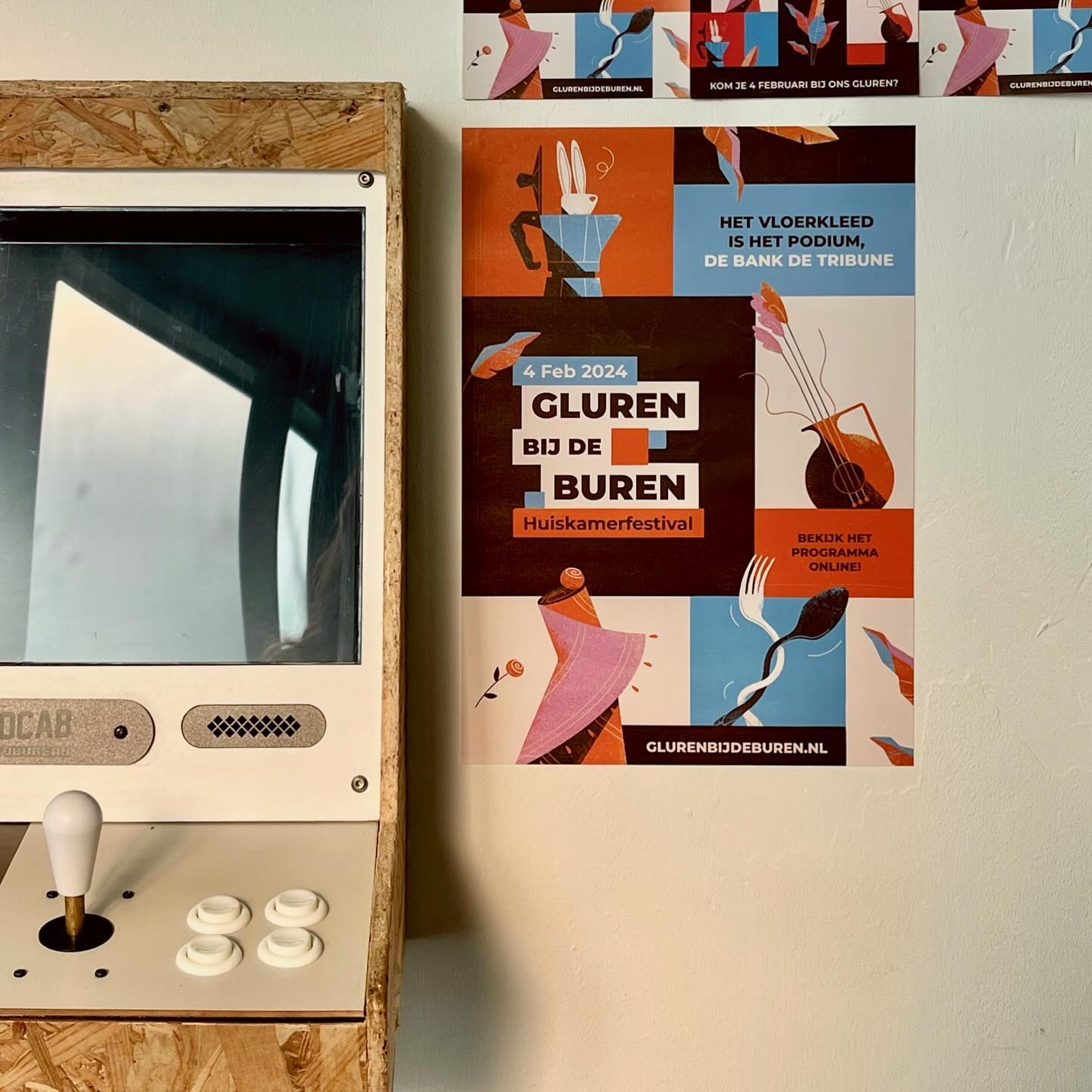 Gluren bij de Buren at TOFKAP poster