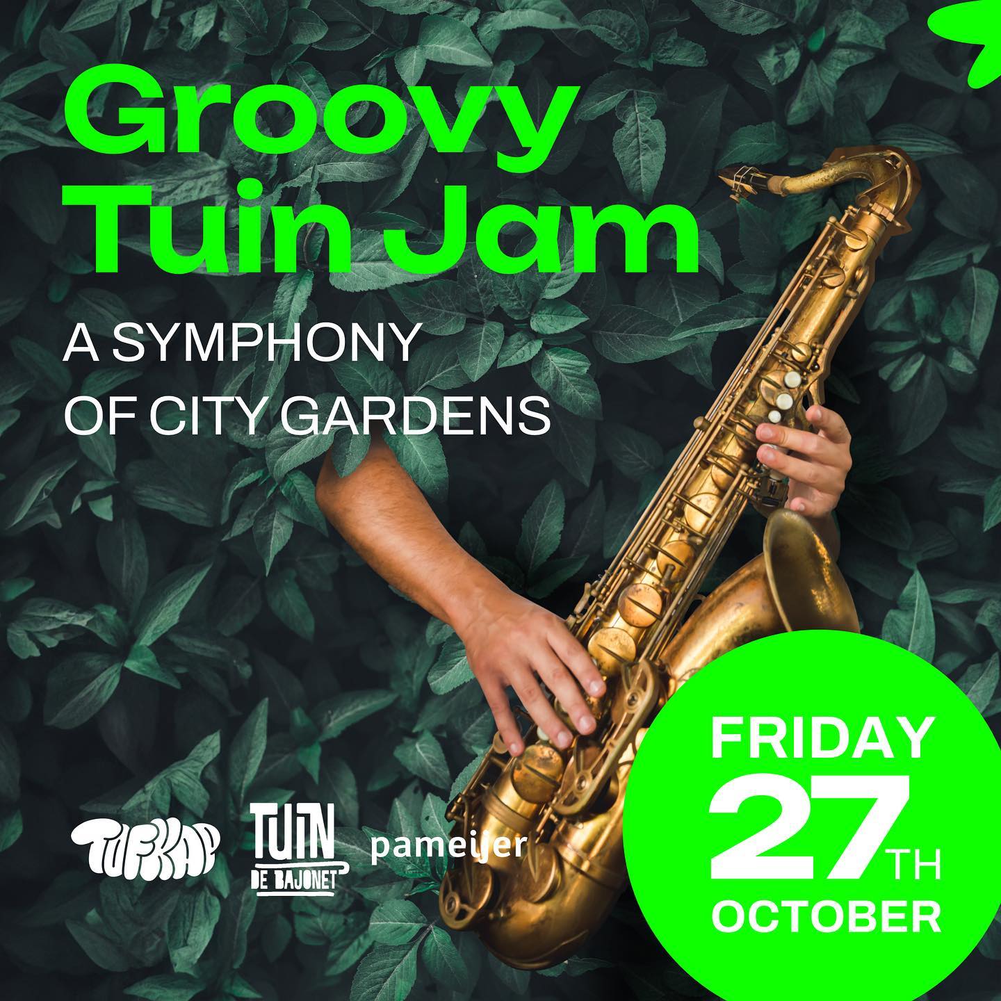 Groovy Tuin Jam poster