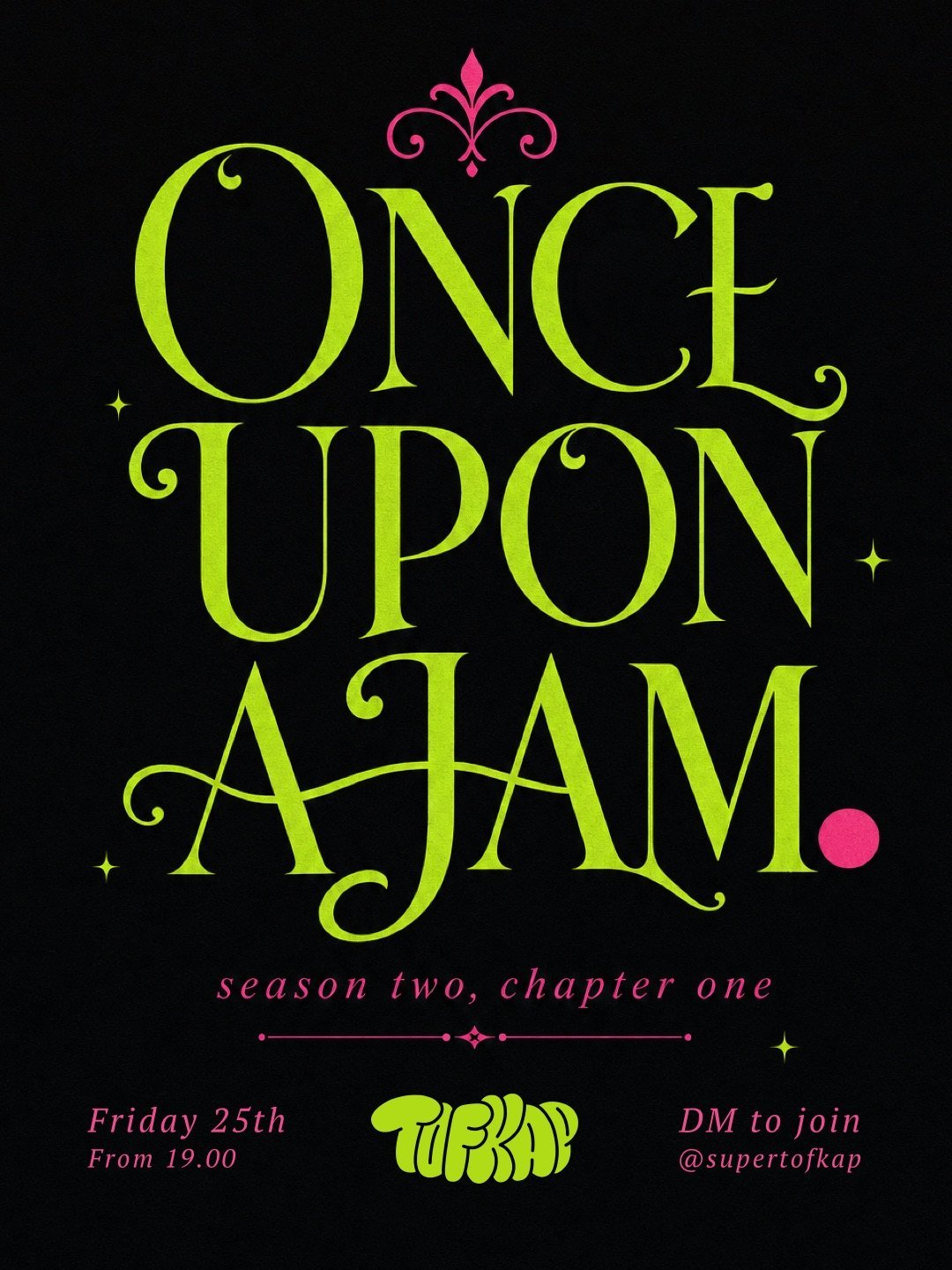 Once Upon a Jam poster